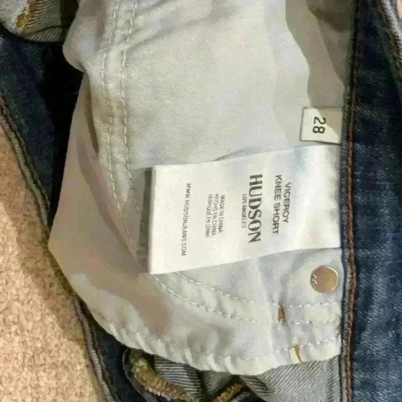 HUDSON Size 28 VICEROY MIDRISE KNEE BERMUDA STRETCH SHORTS VISALIA BLUE - Picture 5 of 8